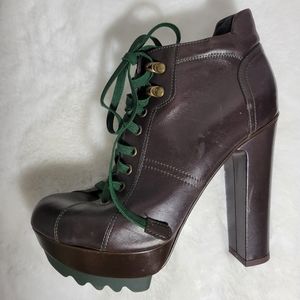 Goffredo Fantini Italy Platform Booties